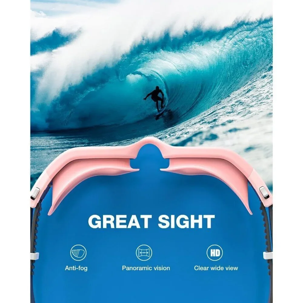 G1 SE Anti-Fog Swim Goggles for Adult Men & Women - Clear Vision Design